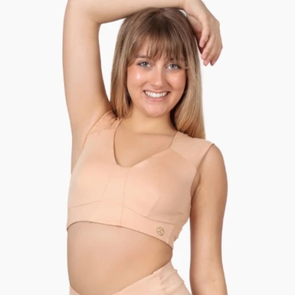 Kinflyte Cream Freedom Pullover Posture Bra Women’s Size 2XL